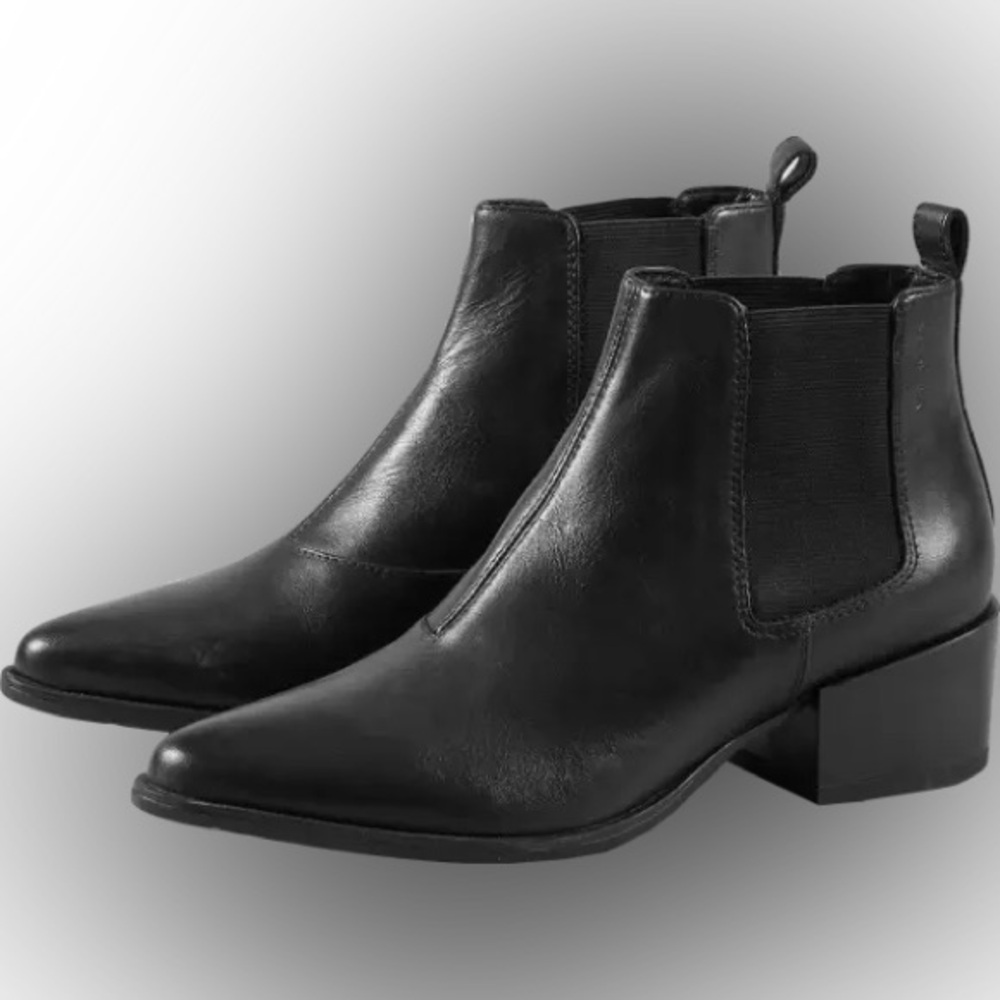 Vagabond Black Maria Leather Ankle Booties 8.5 US/40 EU